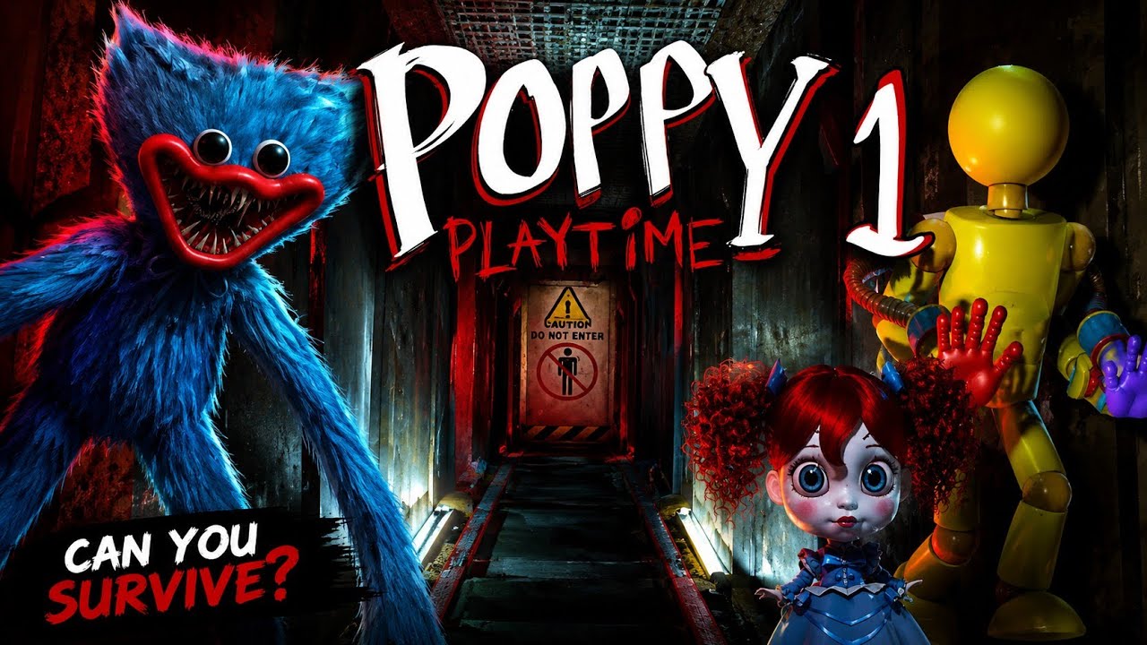 THIS GAME IS SO HORROR || POPPY PLAYTIME CHAPTER 1 ||