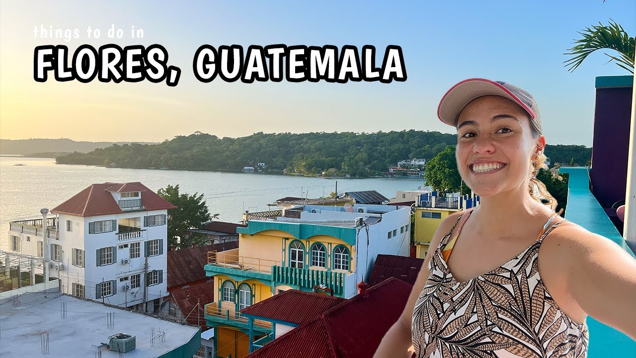 3 days in Flores Island, Peten Guatemala |4K| subtitulado