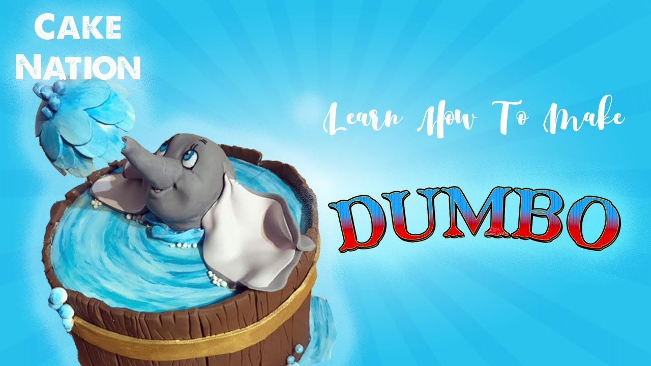 CAKE NATION | How To Make A Dumbo Cake Topper Elephant Cake Topper