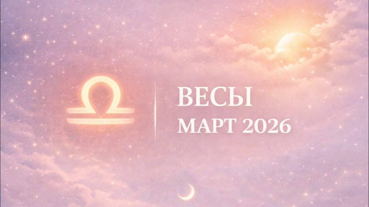 ВЕСЫ март 2026 🌑✨ месяц баланса между делами и отношениями