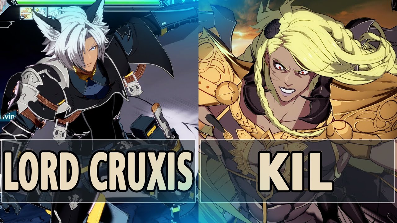 GBVSR: Lord Cruxis (Eustace) Vs Kil (Beelzebub) | High Level Gameplay.