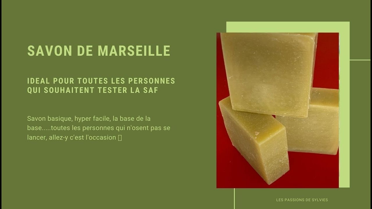 🧽SAVON DE MARSEILLE 🧽 (SAF) 😃 IDEAL POUR SE LANCER DANS LA SAPONIFICATION 😃