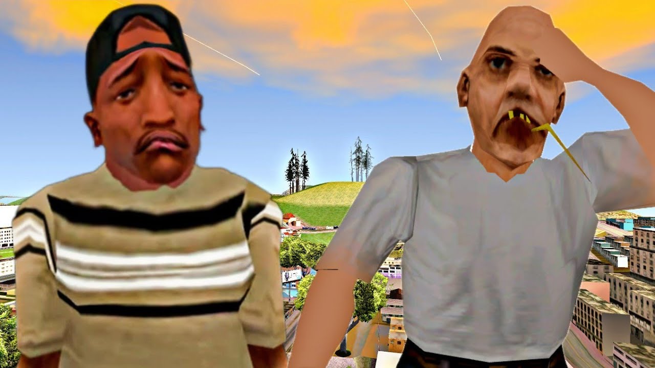 CJ Junior y Gilipollitas se meten en problemas - GTA San Andreas Loquendo.