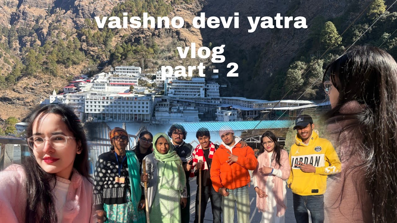 Vaishno devi yatra vlog part -2, hamare hue boht ache darshan🙏🏻#vlog #trending #viralvideos #youtube