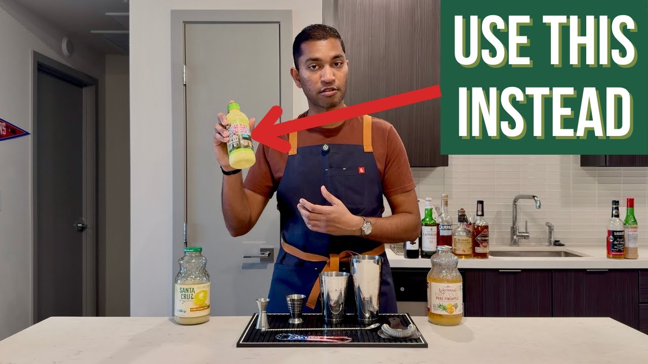 You Don’t Need Fresh Juice to Be a Good Home Bartender