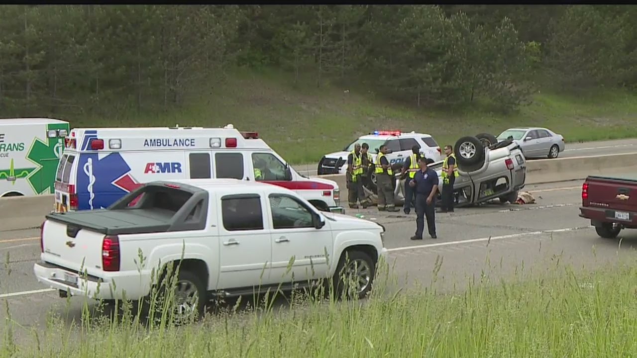 SUV flips over on Interstate 680, delaying traffic