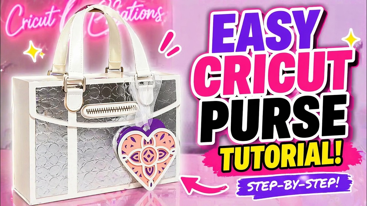 DIY Cardstock Purse That Looks Like Coach