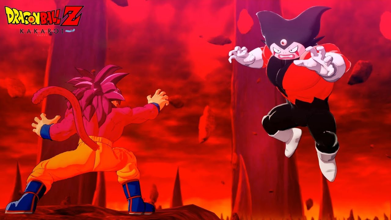 Goku Daima SSJ4 Vs King Gomah! Insane Fight Dragon Ball Kakarot