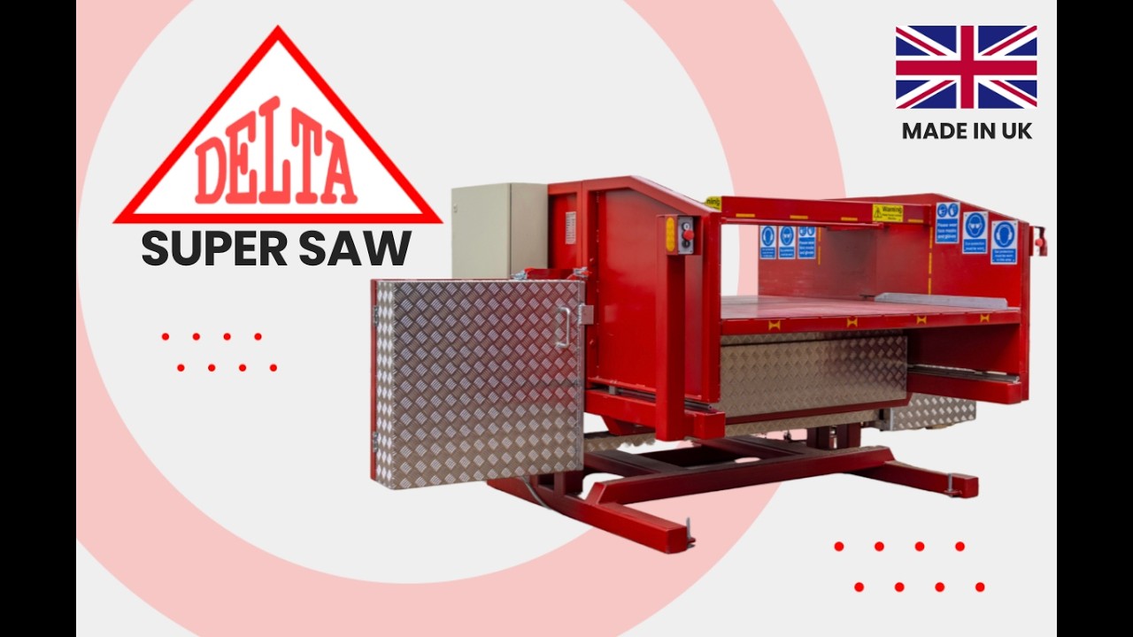 Delta Engineering Super Saw Pallet Dismantler