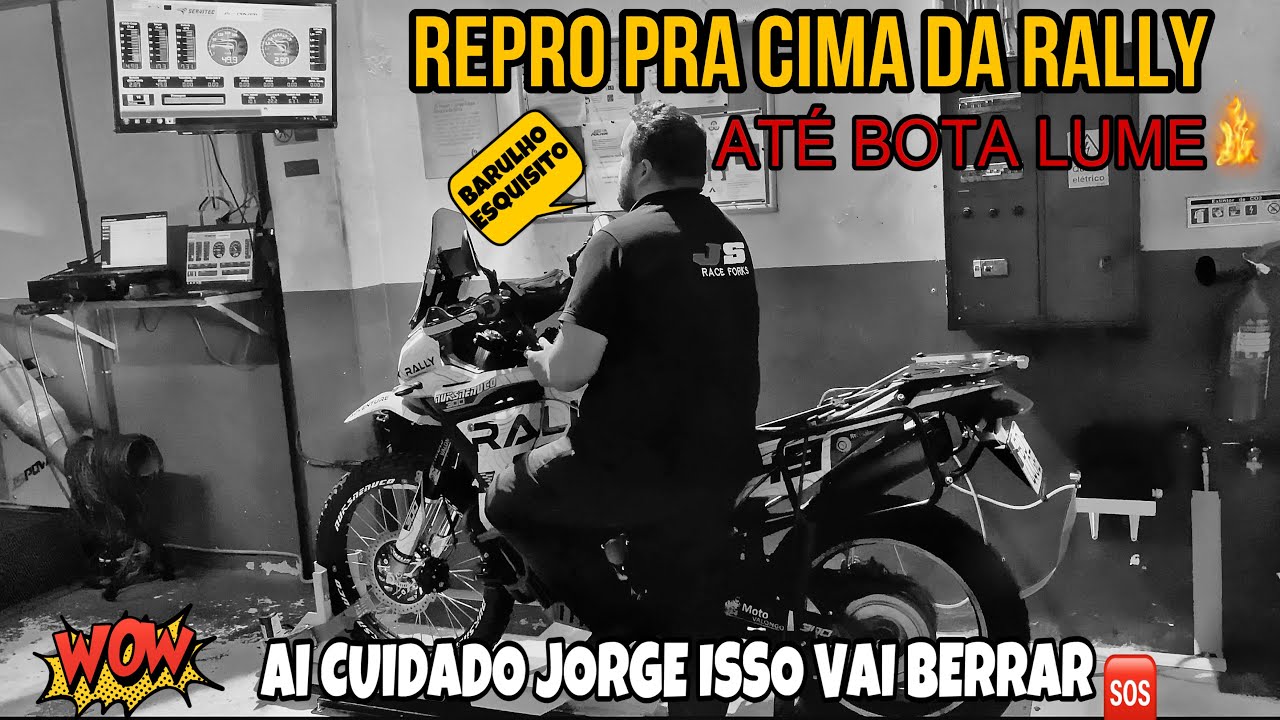 FIZEMOS UMA REPRO NA VOGE 300 RALLY ATE FAZ LUME  [PT]