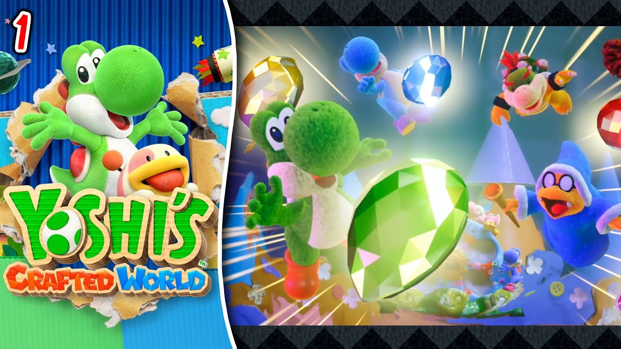 YOSHI Y LAS GEMAS DEL SOL | YOSHI'S CRAFTED WORLD #1 | Switch | Gameplay Español