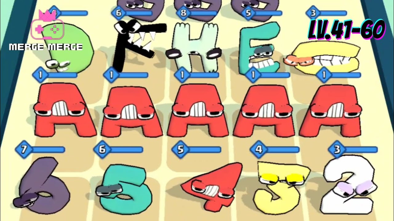 Merge Alphabet: Monster Fusion 💜 💜 💜 ( NO APK + MOD ) Part 3