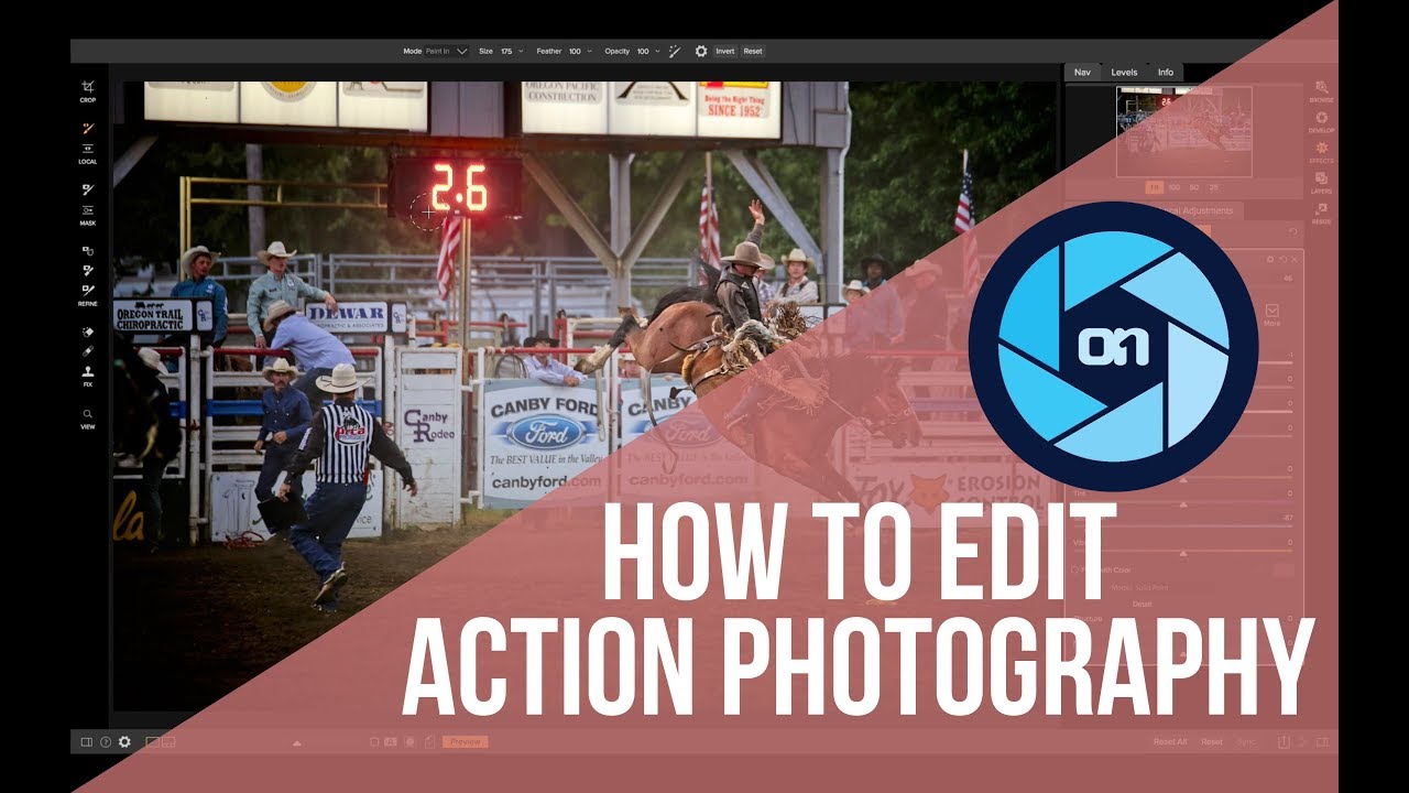 How to Edit Action Photography - ON1 Photo RAW