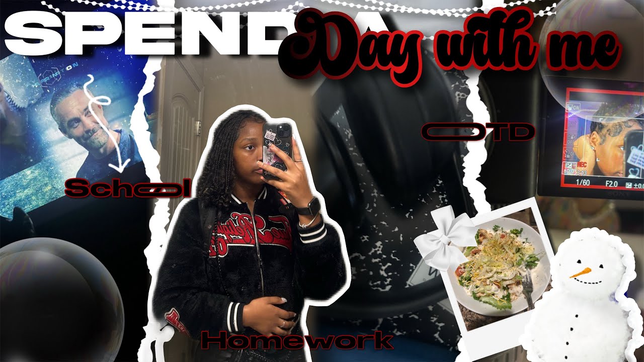 SPEND A DAY WITH ME || school, homework, friends & more||
