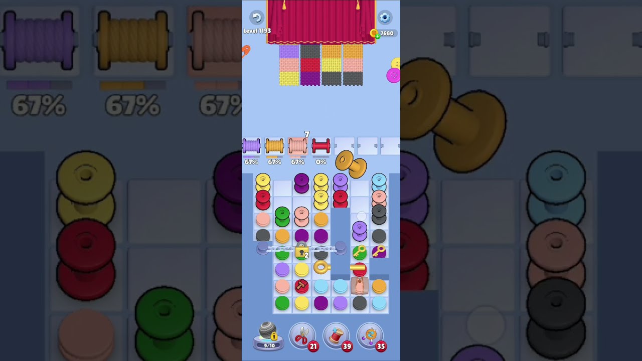 Knit Out Level 1193 Walkthrough Solution 