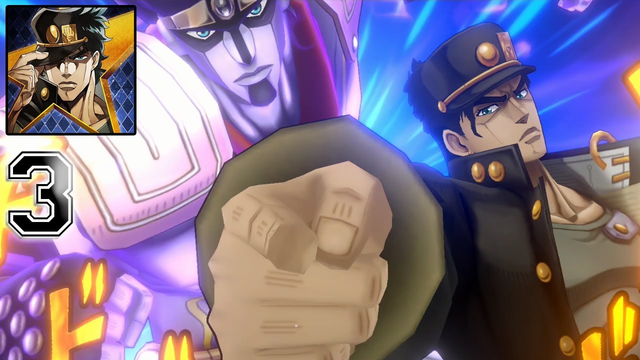 JoJo's Bizarre Adventure Ora Ora Overdrive — прохождение игры, часть 3 (ANDROID,IOS)