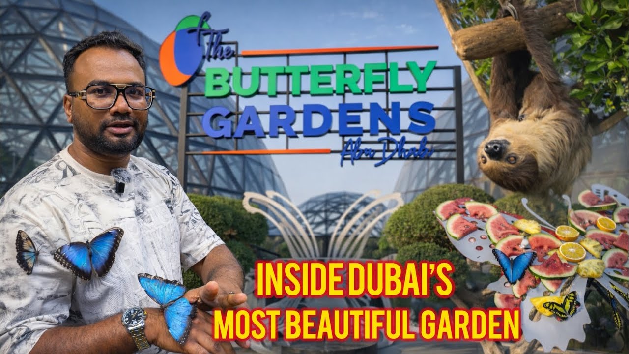 Butterfly Garden Abudhabi Alqana | Most beautiful garden in Dubai | Must visit garden in world