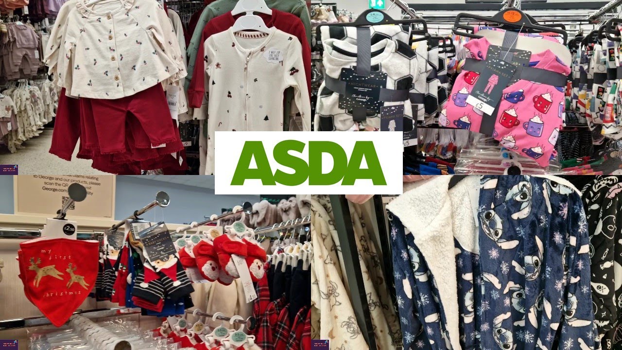 ASDA Christmas Ladies/Kids/Babies Clothes/Slippers Come & Shop With Me At asda store 2025