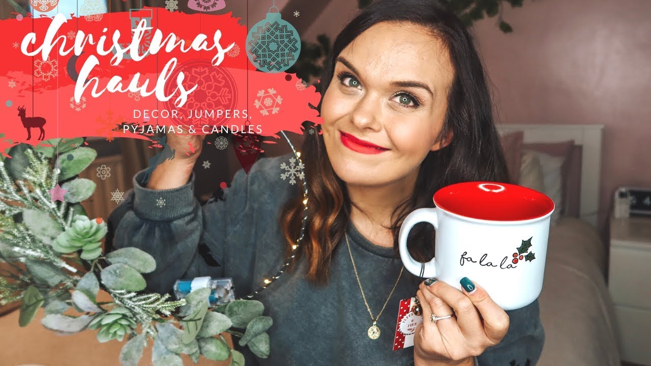 CHRISTMAS HAUL - CHRISTMAS JUMPERS, PYJAMAS, DECOR & CANDLES