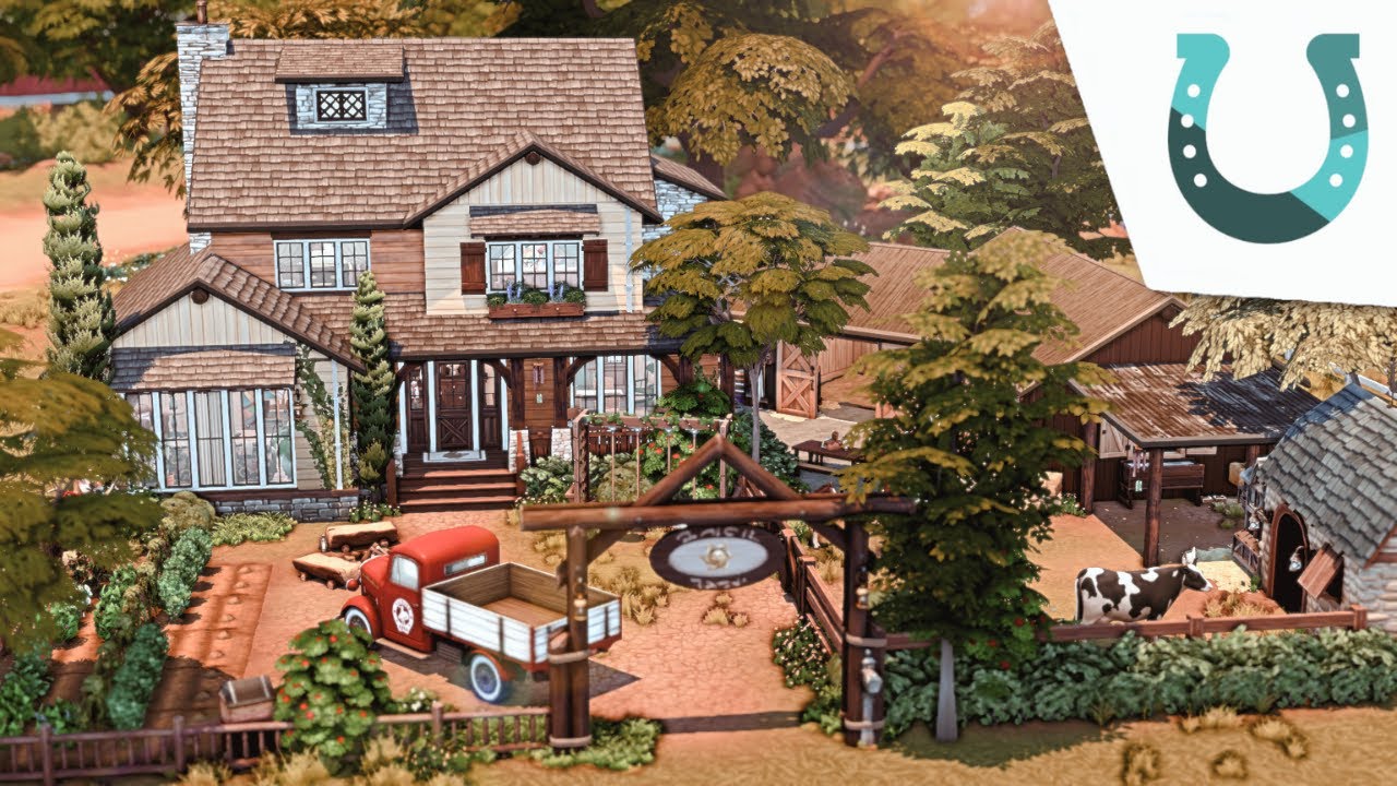 SMALL RANCH for a BIG FAMILY 🐮 Rebuild Chestnut Ridge | Speed Build | The Sims 4: Horse Ranch