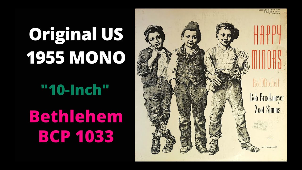 [MONO LP] Happy Minors - Red Mitchell, Bob Brookmeyer, Zoot Sims