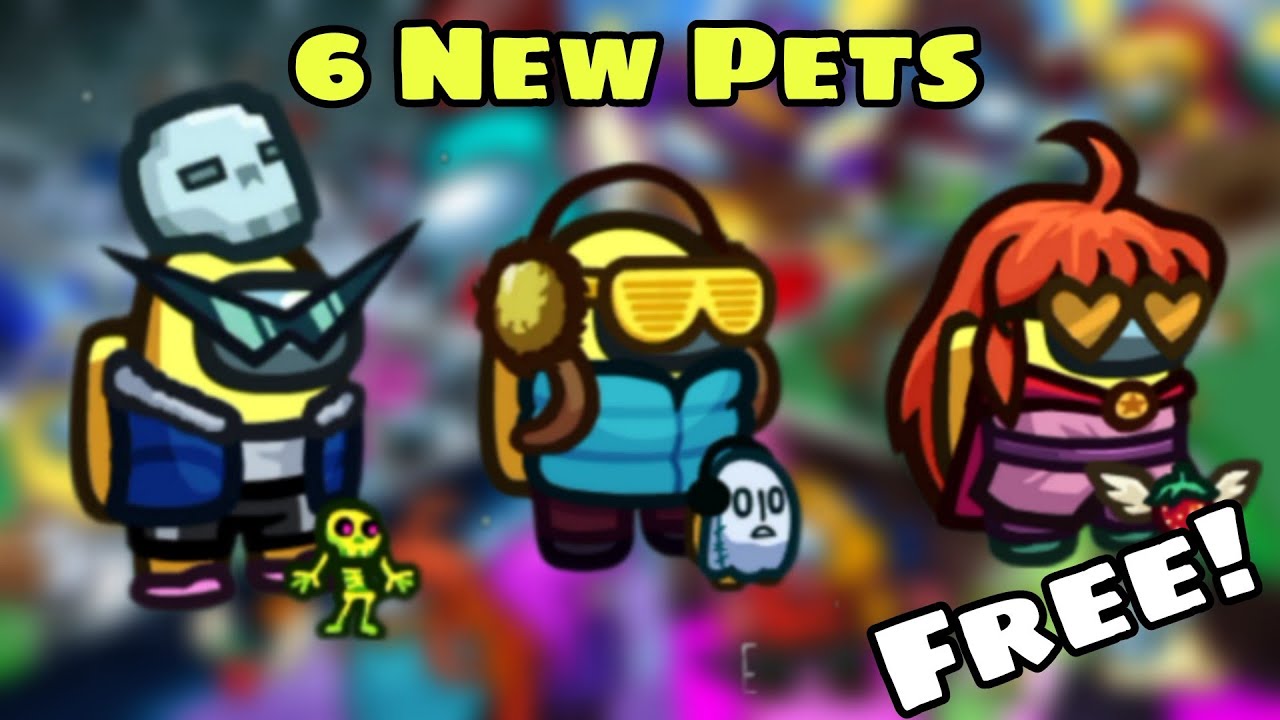 Among Us - New Pets || 💫The Indie Cosmiscube💫 || 6 Free Pets From Indie Games 🎮 !!