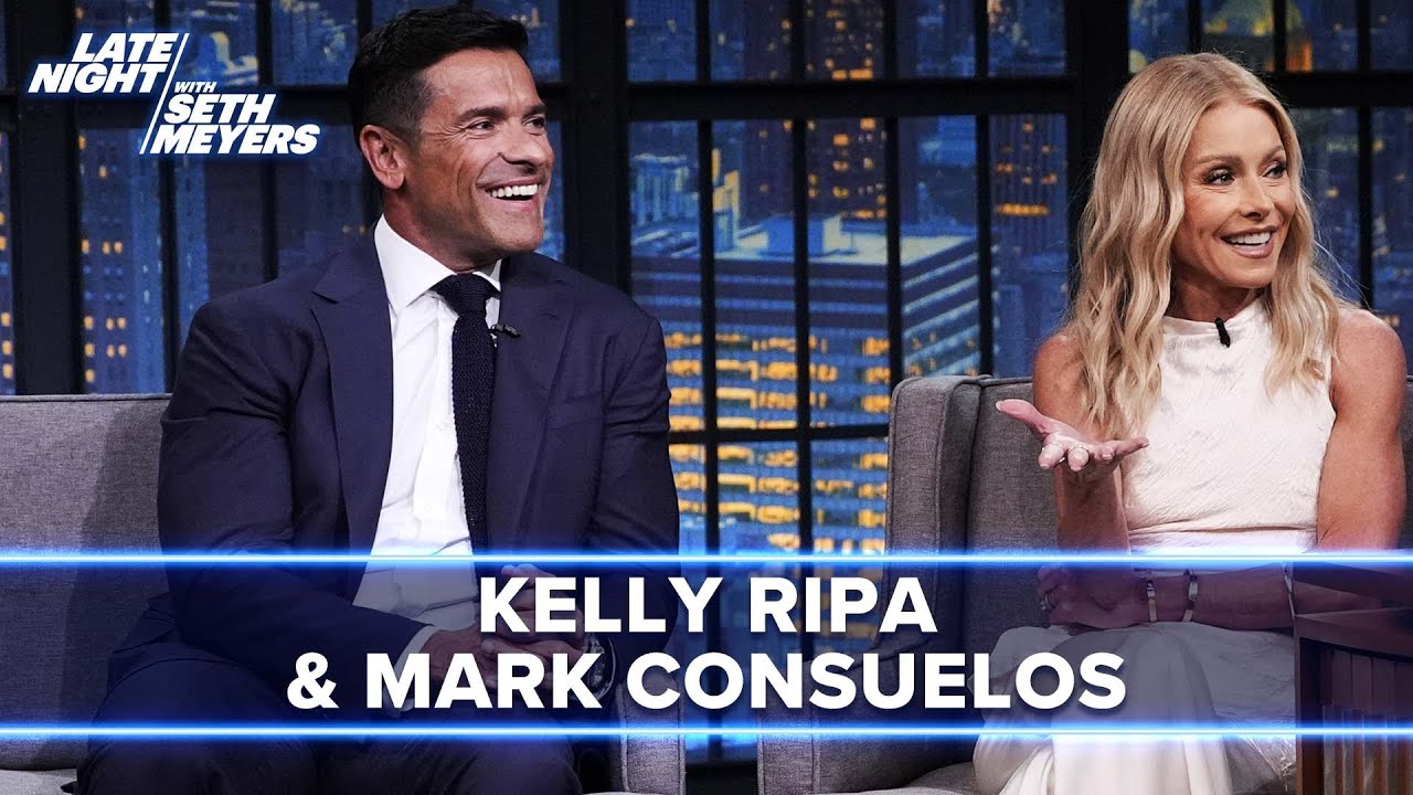 Kelly Ripa and Mark Consuelos Talk Impulsively Purchasing a Football Team & Running with the Wolves