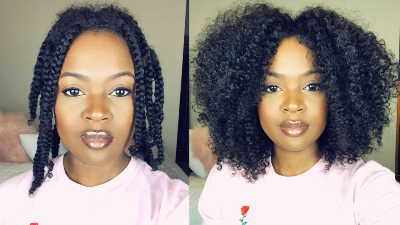 I'M IN LOVE WITH MY SUPER FLUFFY BRAIDOUT! 😍 | Hergivenhair