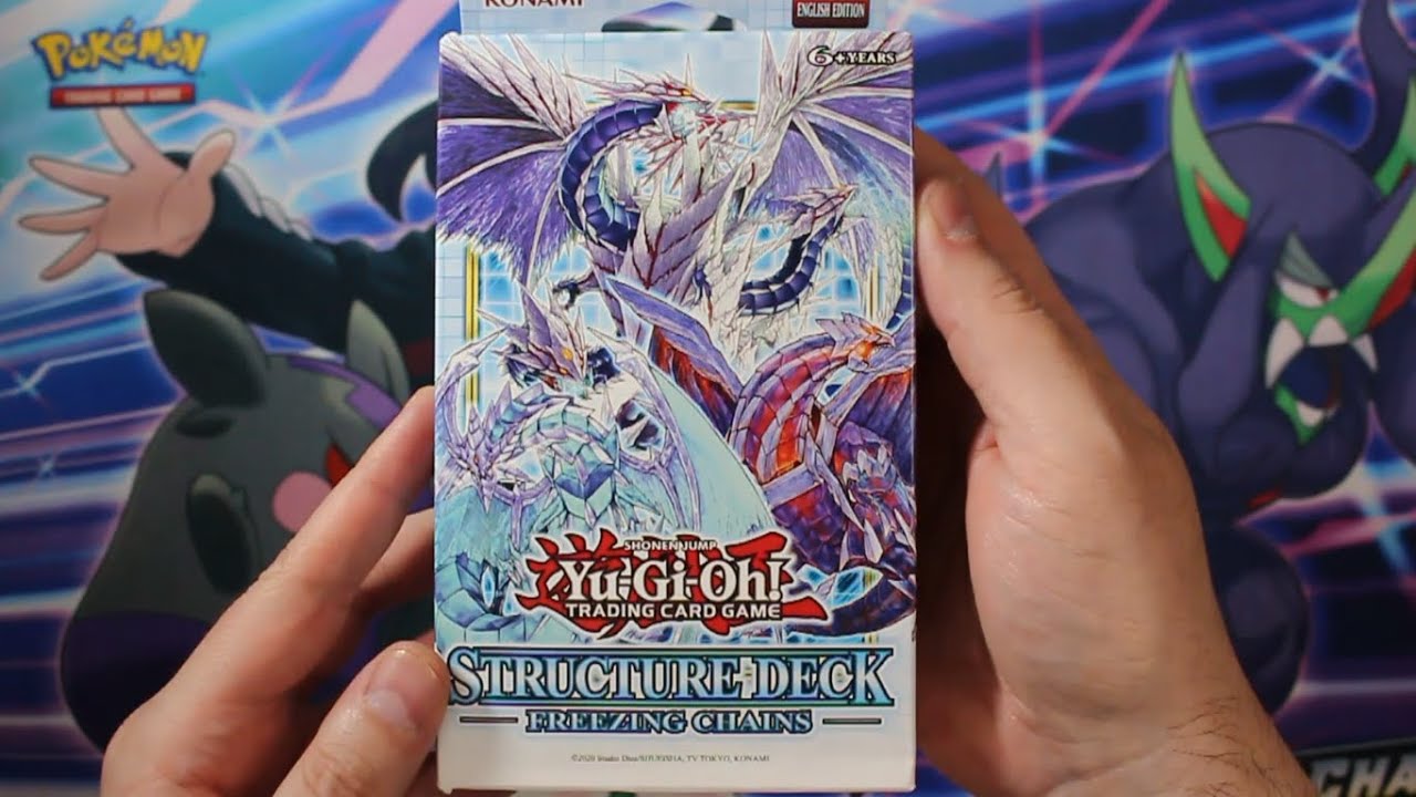 Коллекционная карточная игра Yugioh — Открытие колоды Freezing Chains