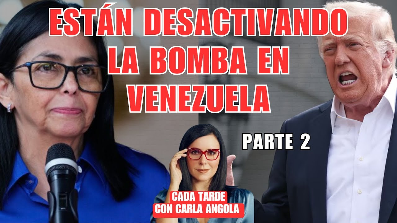 PARTE 2: Delcy tiene a la CIA respirandole en la nuca | Cada Tarde con Carla Angola