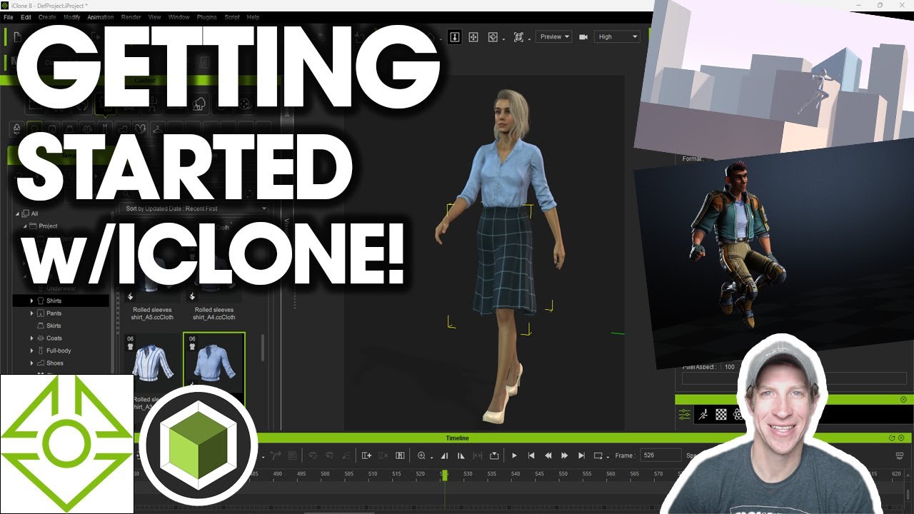 Getting Started with iClone Part 1 - BEGINNERS START HERE!