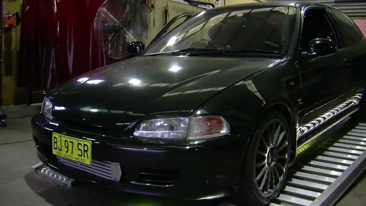 Honda Civic on Dyno