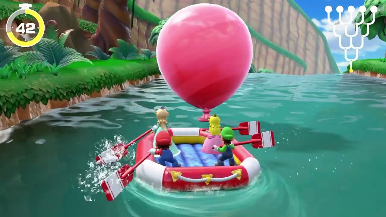 Super Mario Party - River Survival (Normal Course)
