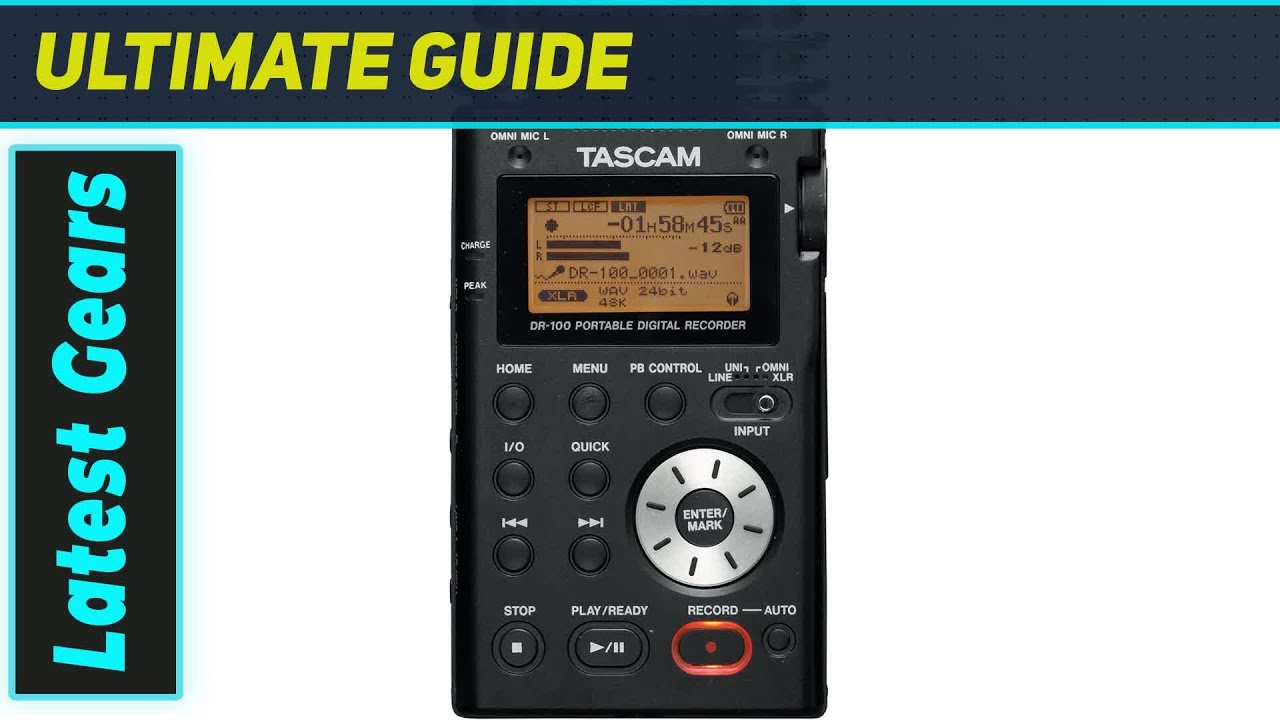Tascam DR100: непревзойденный портативный источник звука