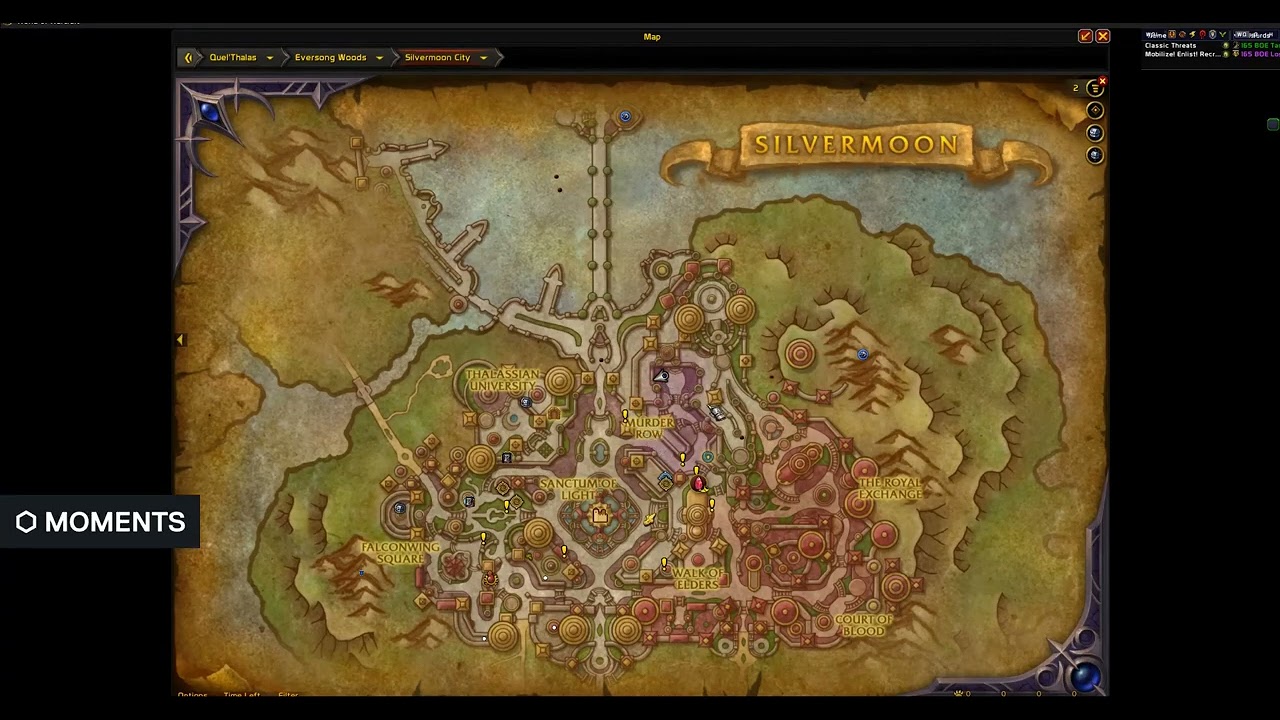 BMAH Black Market Auction House Location Midnight Silvermoon City