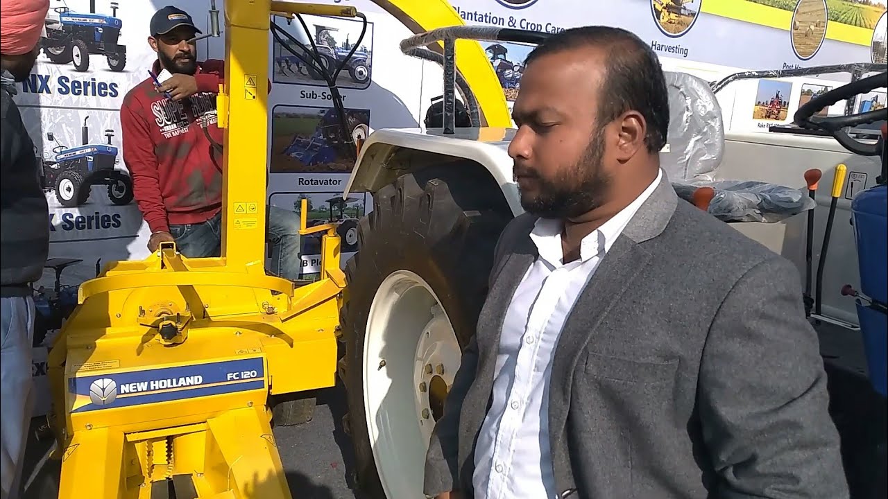 New Holland single row chopper | chopping corn | Maize | maize harvester | मक्का की कटाई वाली मशीन
