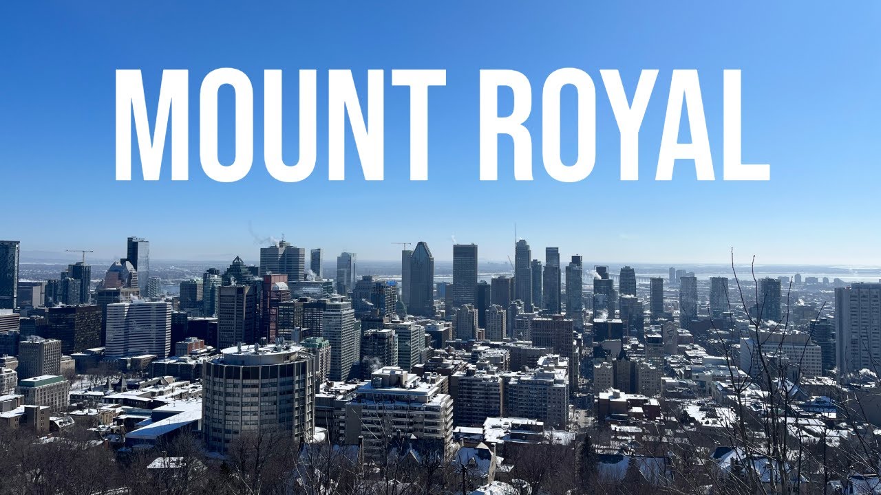 Mount Royal - Stunning Views of Montreal in Winter [4K - UHD]
