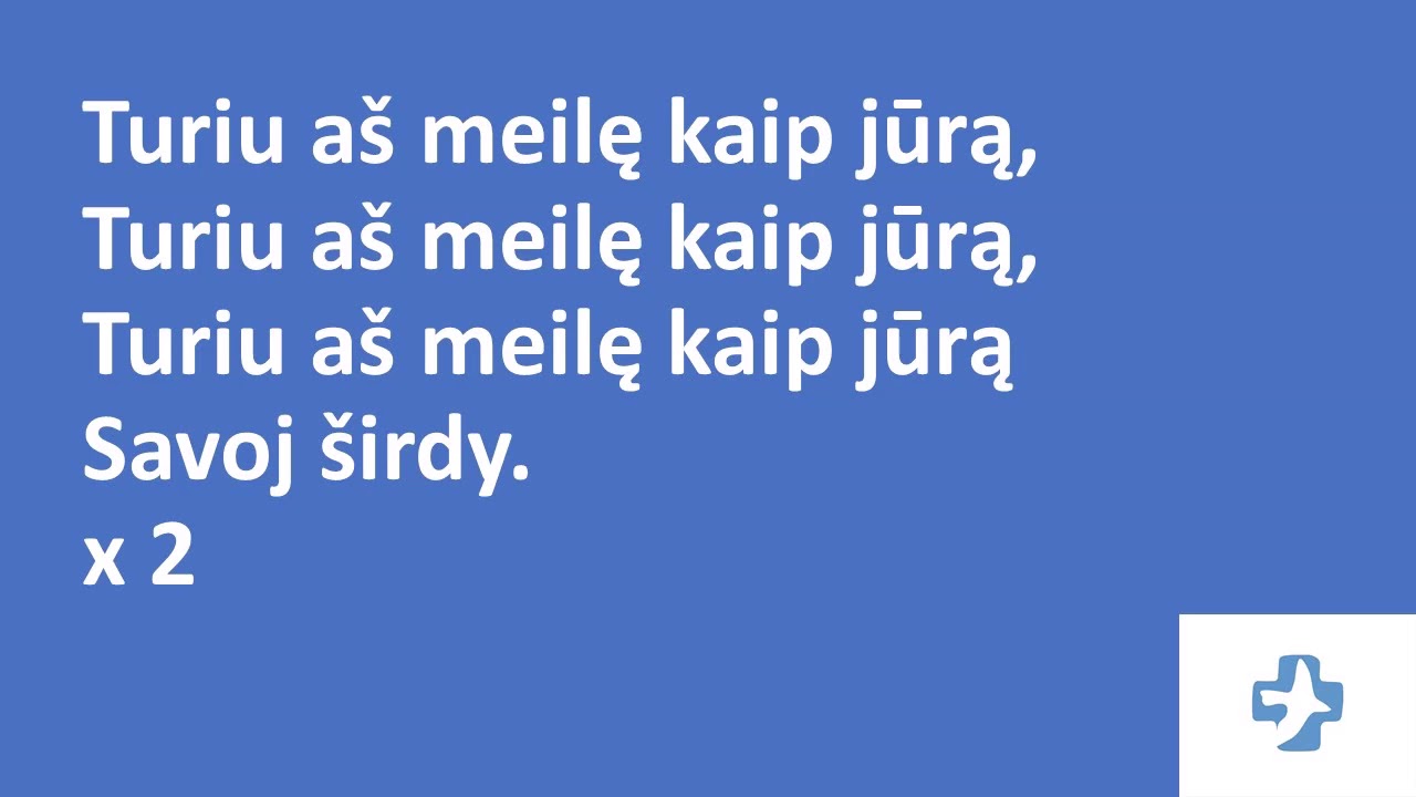 "Turiu ramybę kaip upę", autorius nežinomas, atlieka Arnoldas Jalianiauskas