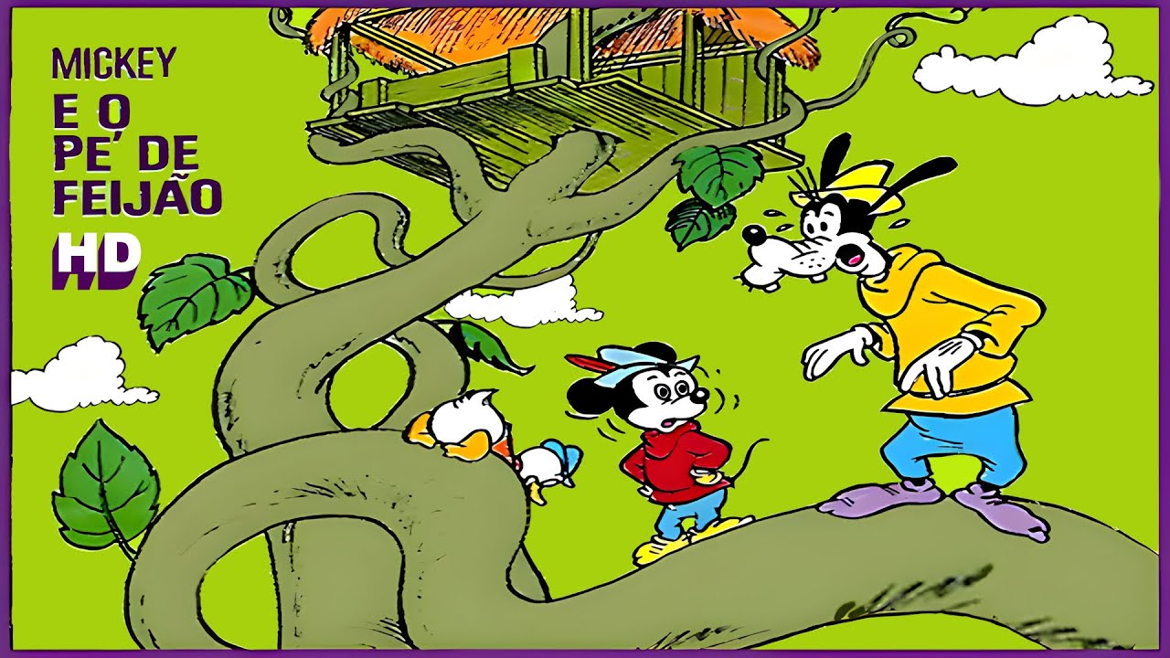 MICKEY E O PÉ DE FEIJÃO (1971) |  Contos Disney | Gibi Da Disney | Quadrinhos Disney