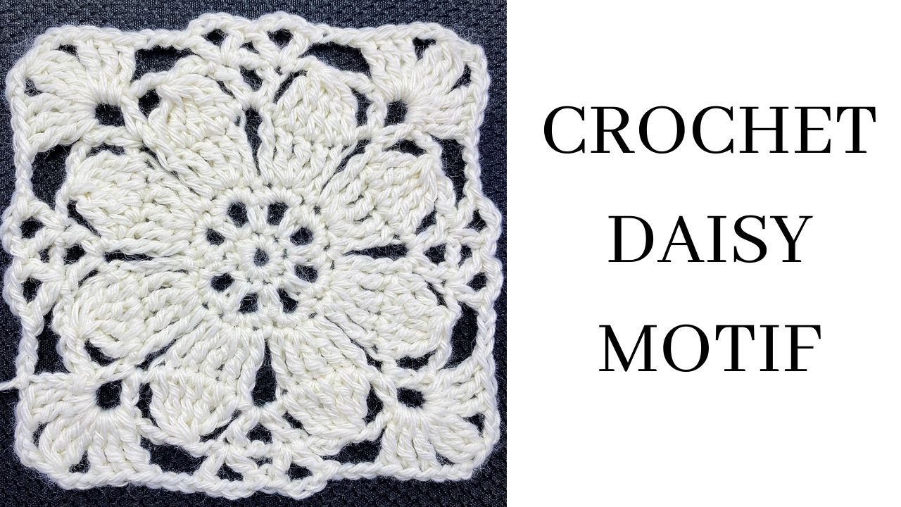 Crochet Daisy Motif