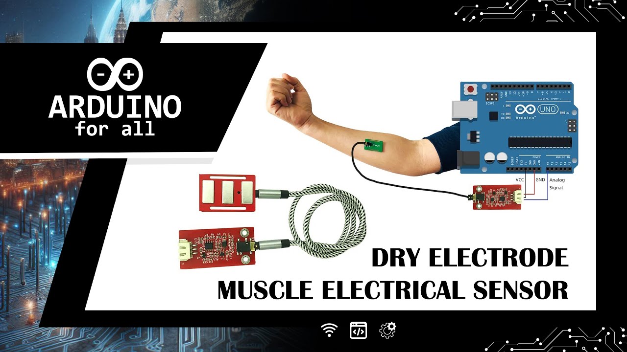 Advanced Circuits Ep. 2 - Dry electrode muscle electrical sensor