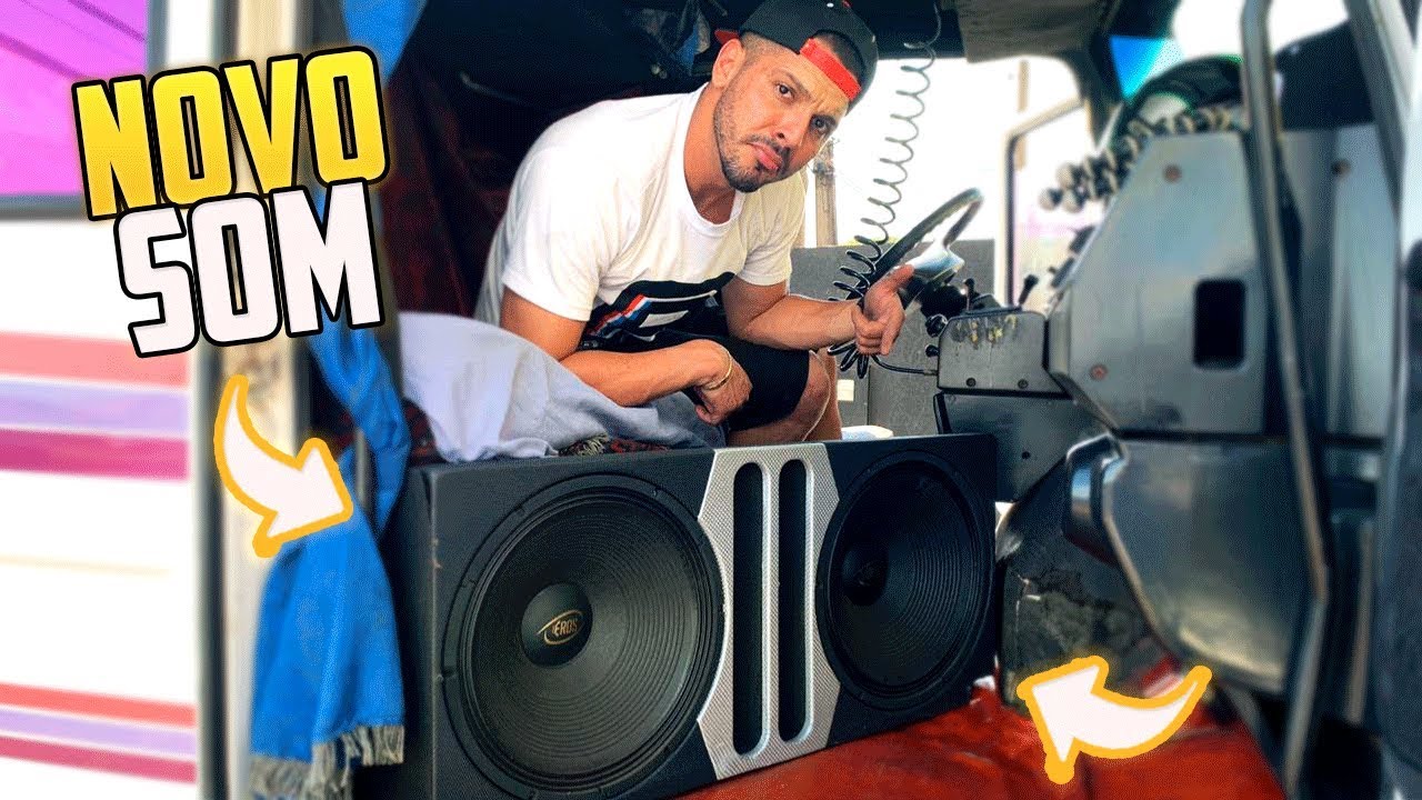 COLOQUEI O NOVO SOM NA SCANIA 112 😍 MUITO FORTE!