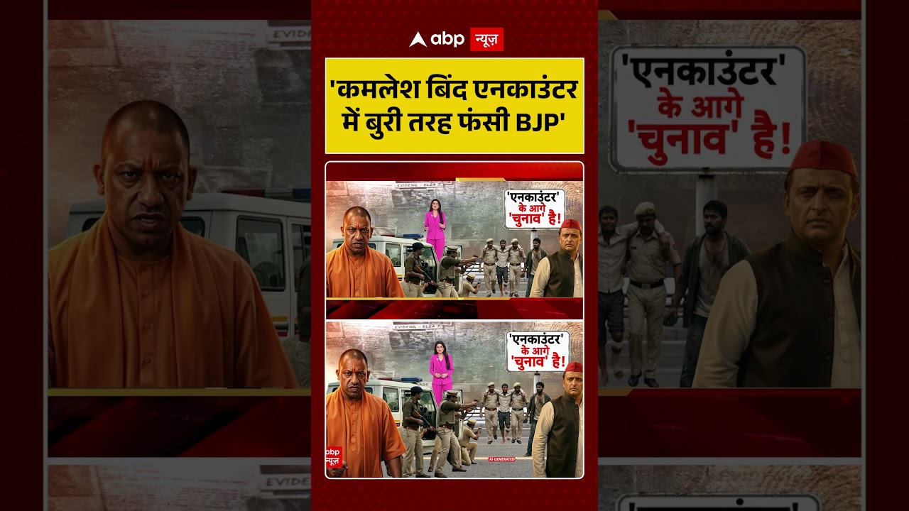 Kamlesh Bind Encounter : 'कमलेश बिंद एनकाउंटर में बुरी तरह फंसी BJP'| #ytshorts #bjp #cmyogi #upnews