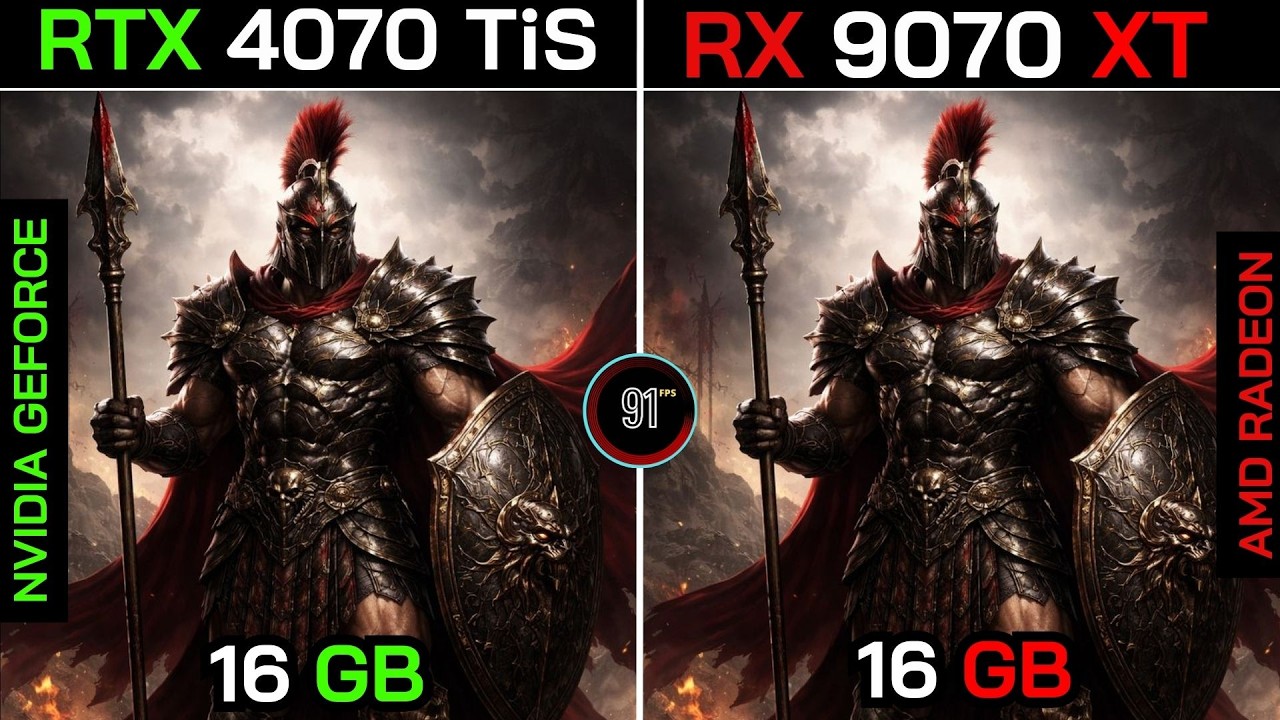 RX 9070 XT VS RTX 4070 Ti SUPER+ Ryzen™ 7 9800X3D : TEST IN 20 GAMES