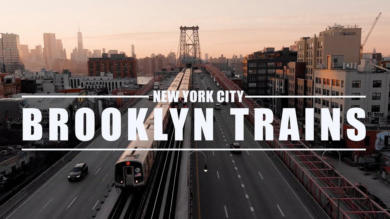 Williamsburg Bridge & Subway Trains