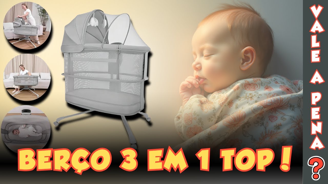 👉 Berço 3 em 1 Mastela É BOM? Teste Real, Balanço Automático e Conforto Surpreendente! 👶✨