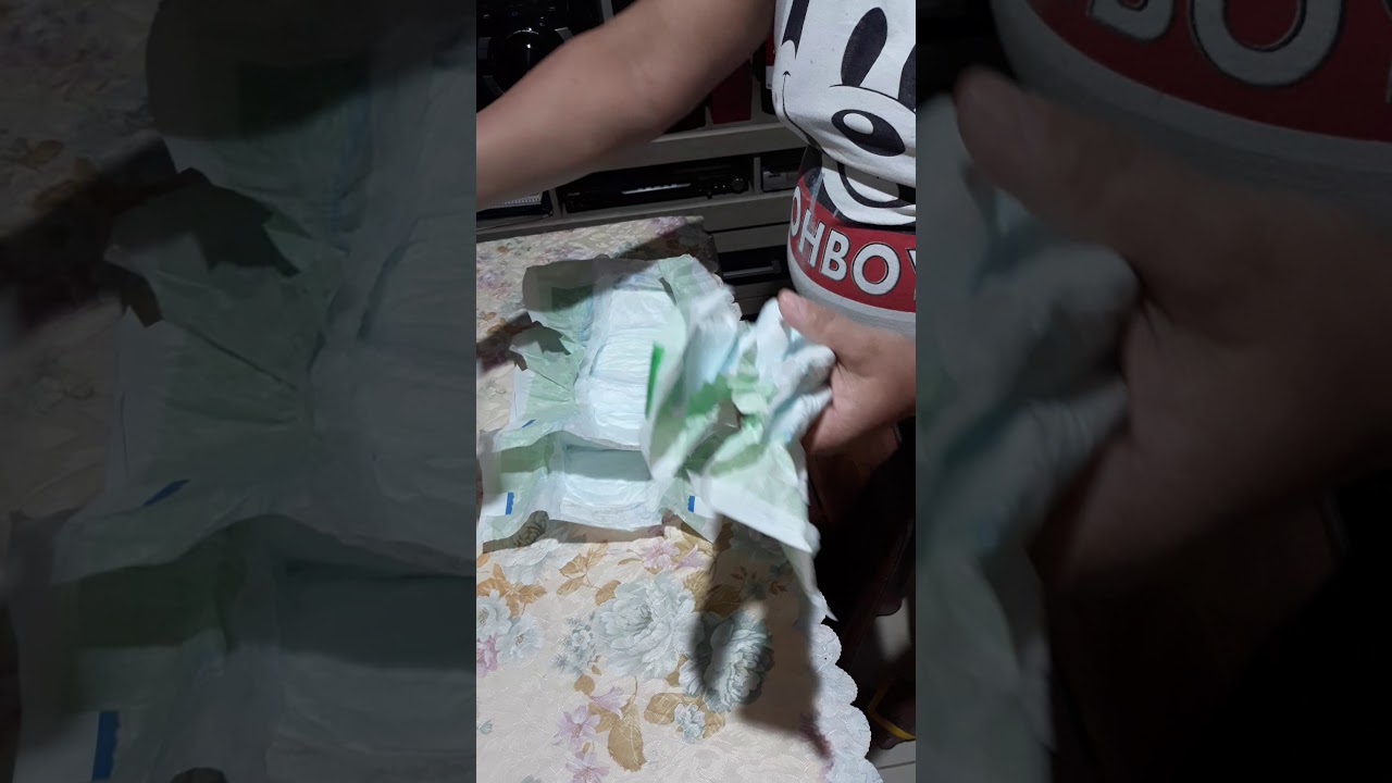 Como colocar fralda em idosos para evitar vazamentos a noite ..