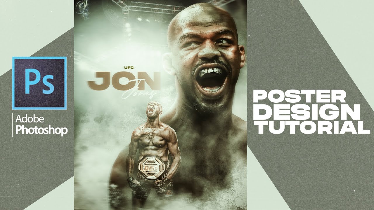 #ufc  Poster Design Tutorial Using #photoshop  | Create Stunning Fight Night Graphics!