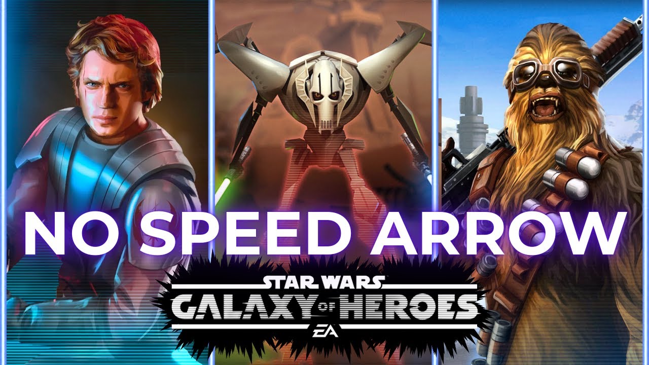 25 Characters Who DON'T Want a Speed Arrow in SWGOH