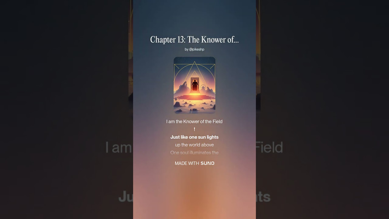 Chapter 13 of the Bhagavad Gita, titled 